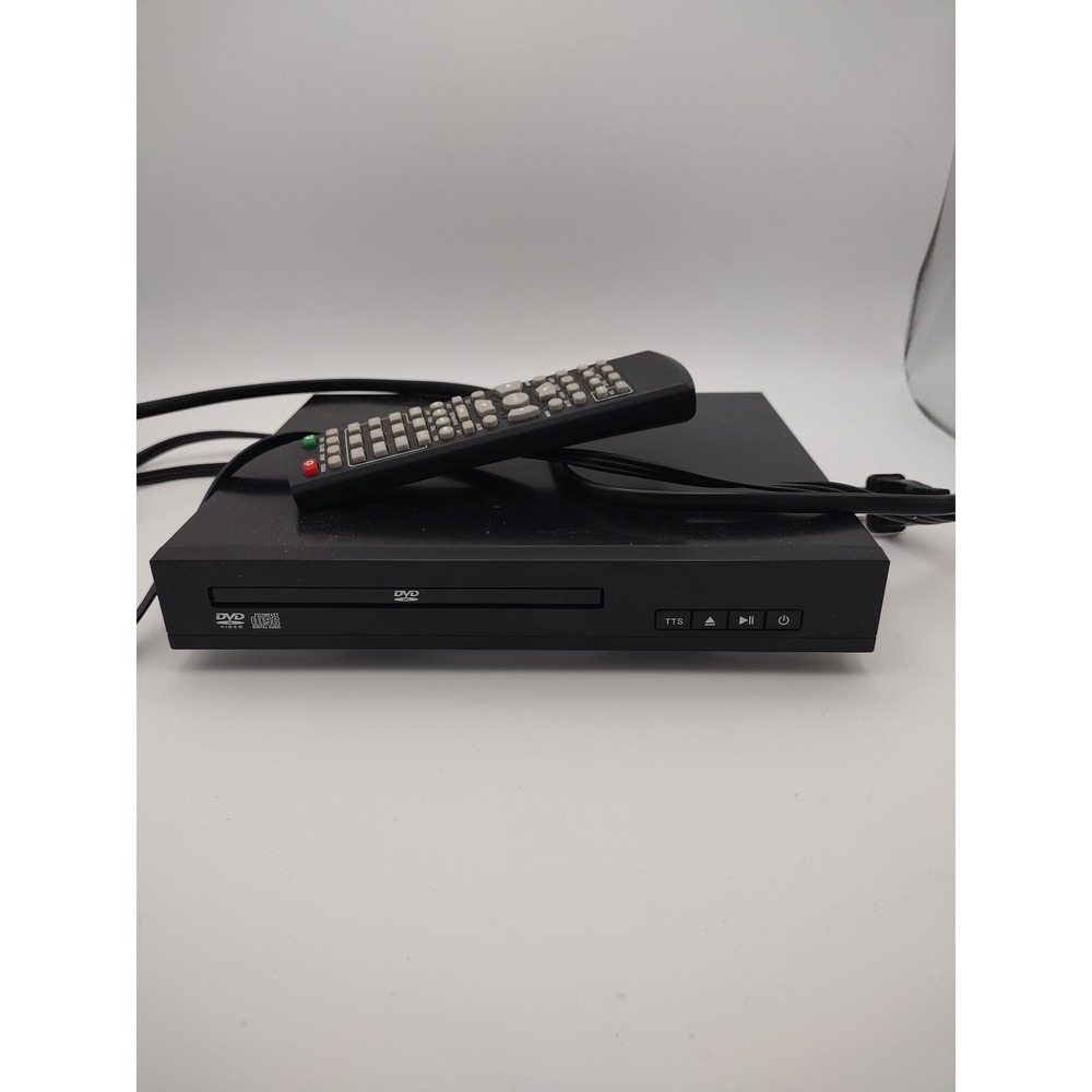 Onn DVD Player with TTS Remote ONA18DP001 Black Compact Home Media Player‎